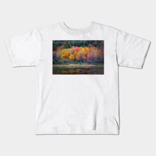 Burst of Fall Kids T-Shirt